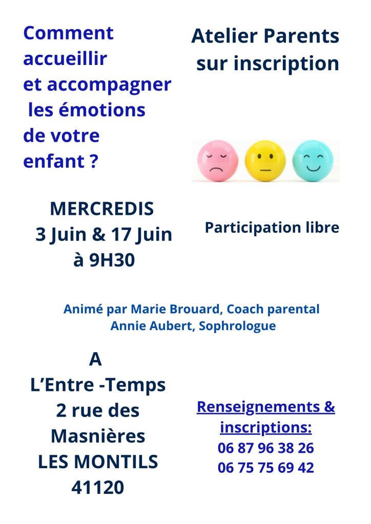atelier accompagner les émotioins
